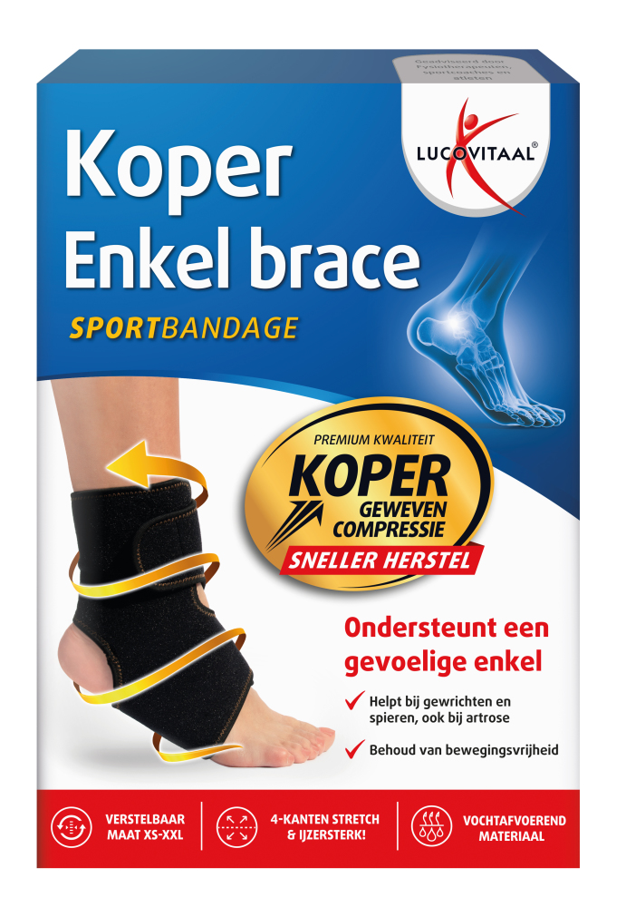 Lucovitaal Enkel Brace Koper