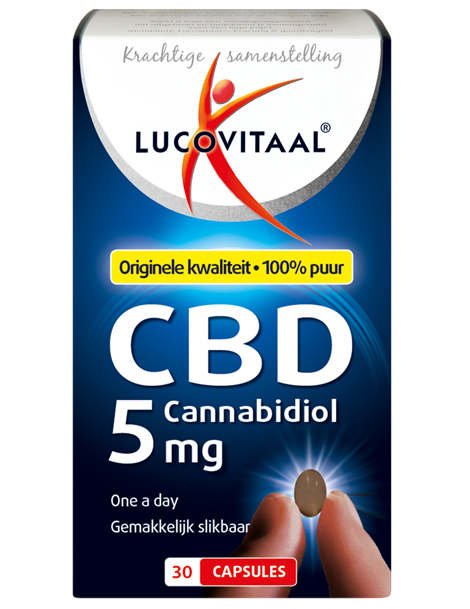 Lucovitaal CBD Cannabidiol 5mg Capsules
