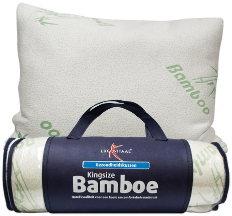 Lucovitaal Hoofdkussen Bamboe Kingsize afbeelding