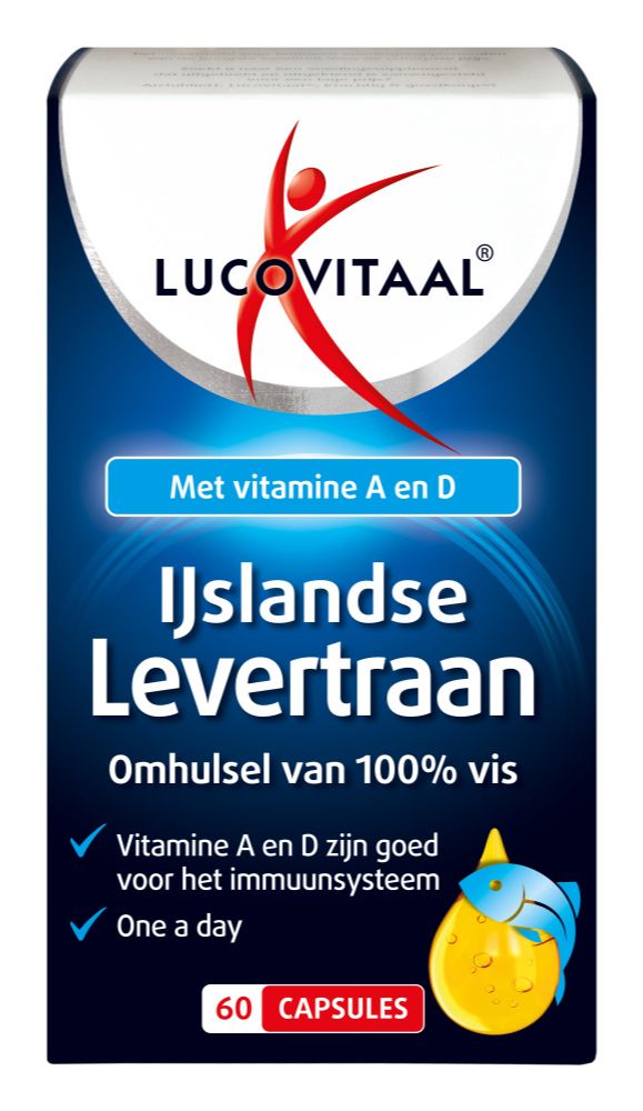 Afbeelding van Lucovitaal IJslandse Levertraan Capsules