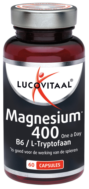 Lucovitaal Magnesium 400 met Vitamine B6 & L-Tryptofaan capsules