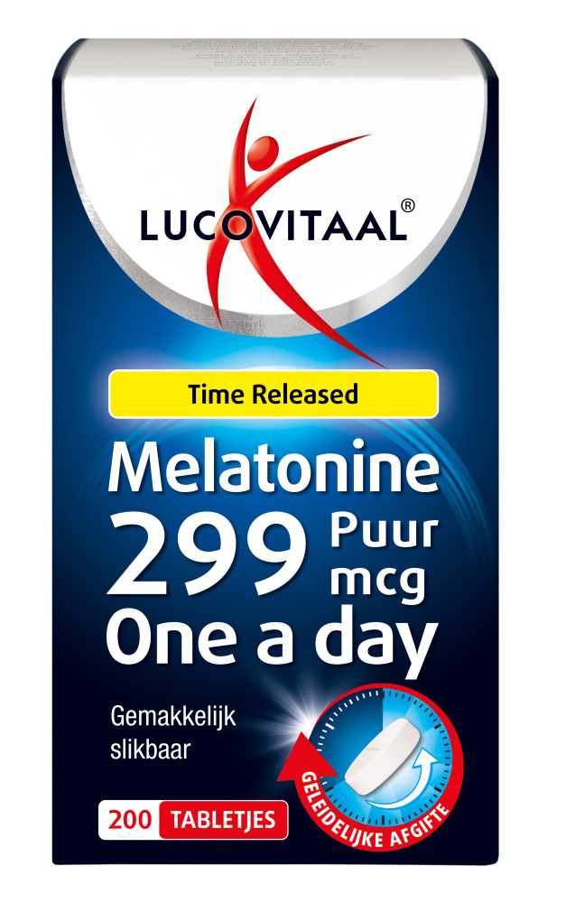 Lucovitaal Melatonine Puur 299 mcg Tabletten