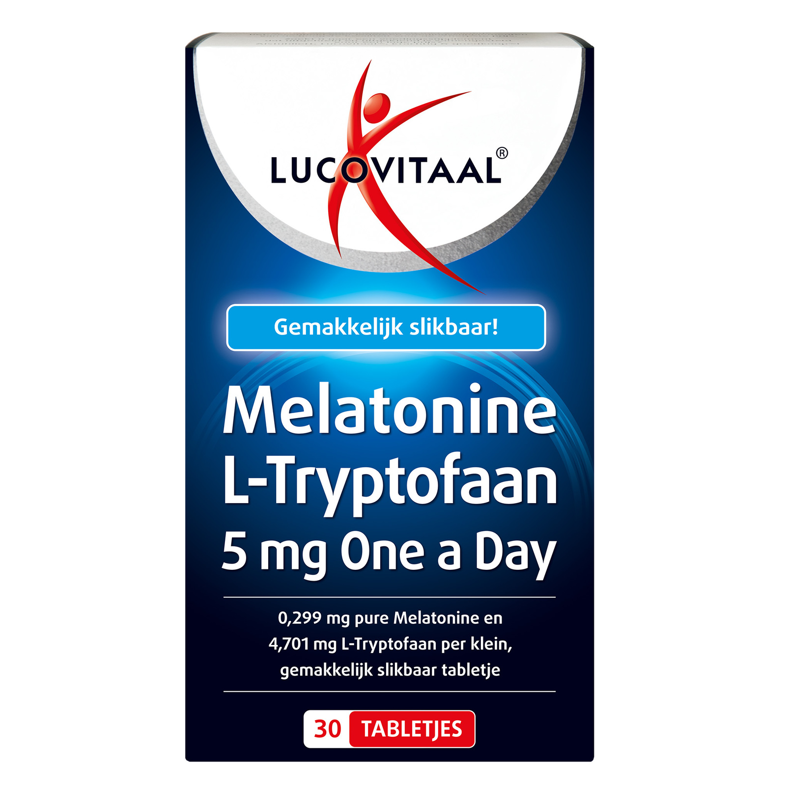 Lucovitaal Melatonine L-Tryptofaan 5mg Tabletten