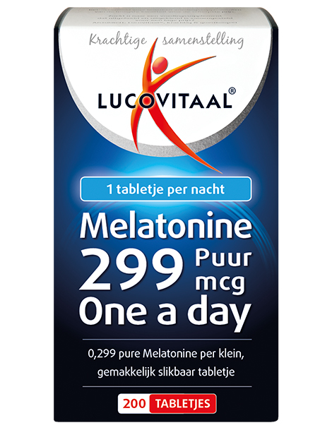 Lucovitaal Melatonine Puur 299mcg Tabletten