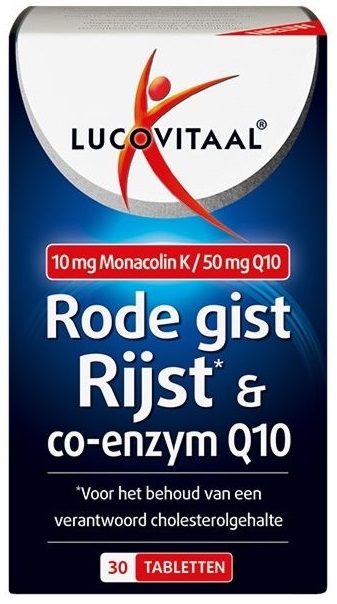 Lucovitaal Rode Gist Rijst & Co-enzym Q10 Tabletten