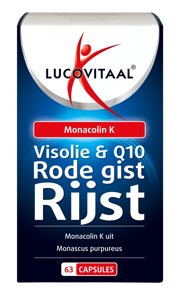 Afbeelding van Lucovitaal Visolie & Q10 Rode Gist Rijst Capsules
