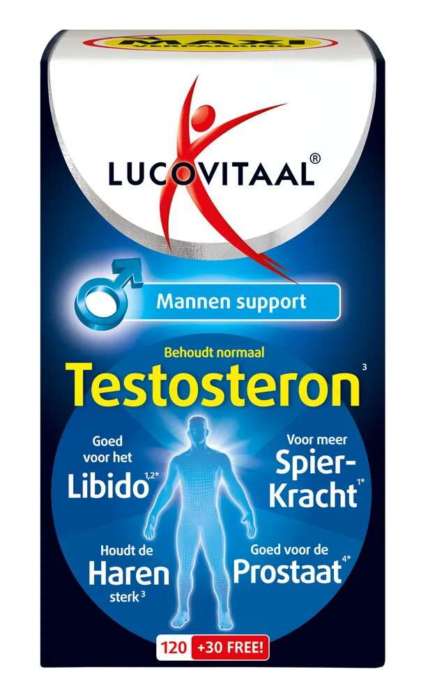 Lucovitaal Testosteron Mannen Support Tabletten