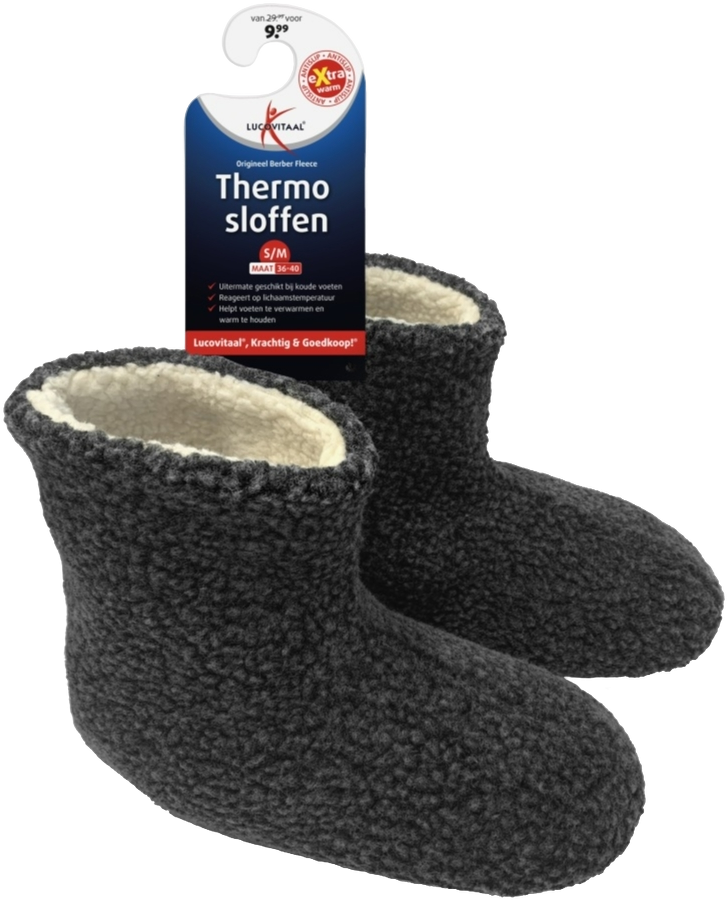 Lucovitaal Thermo Sloffen Maat 36-40 afbeelding