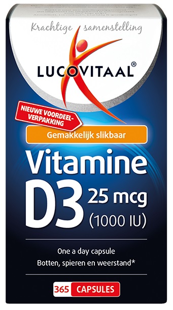 Lucovitaal Vitamine D3 25mcg Capsules