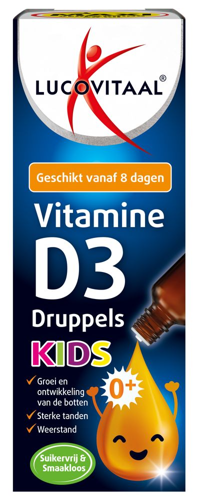 Lucovitaal Vitamine D3 Druppels Kids afbeelding