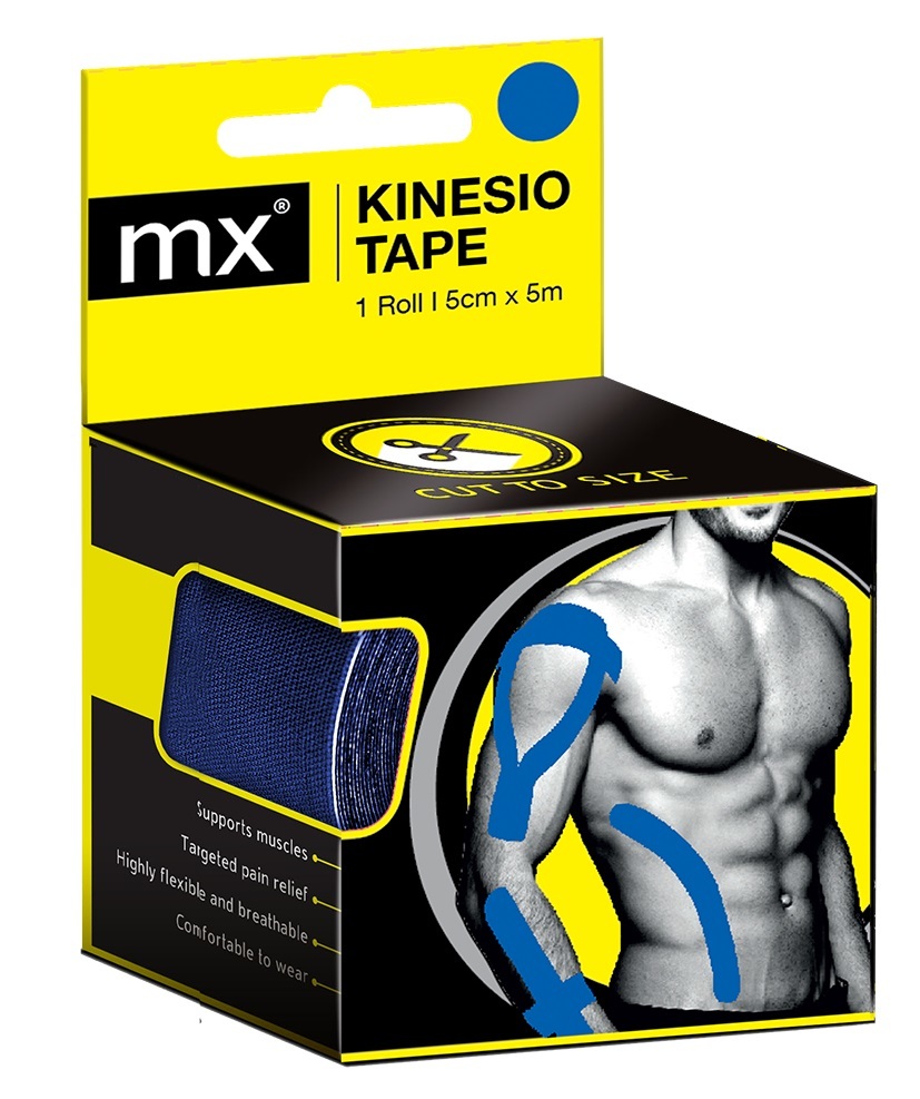 Image of MX Health Kinesio Tape Blue 5cmx5m