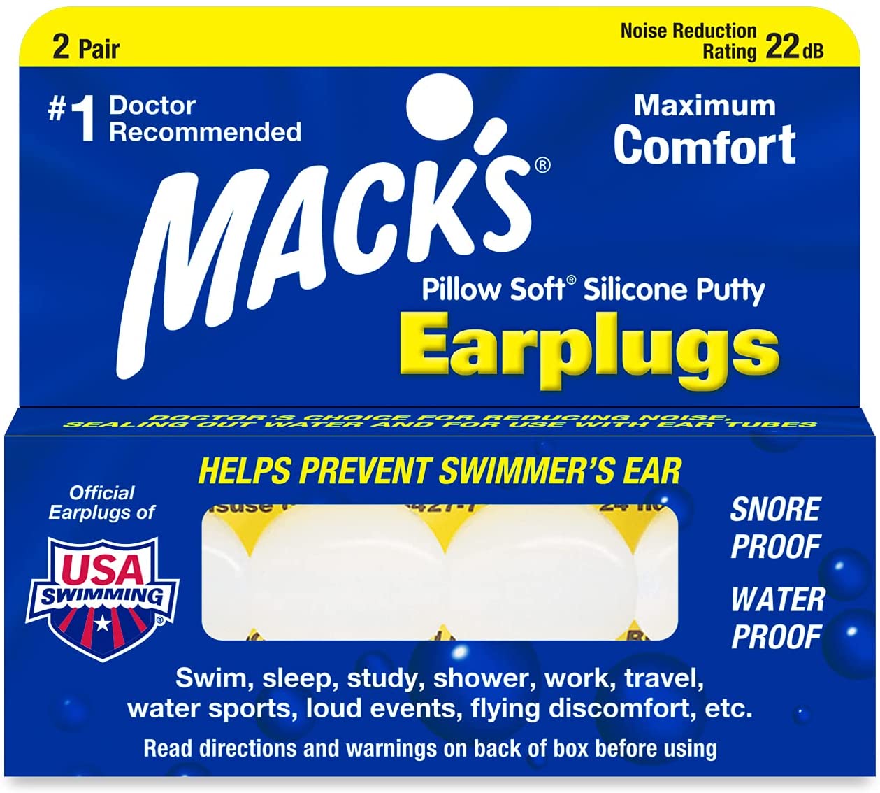 Mack's Oordopjes Zacht 2 paar