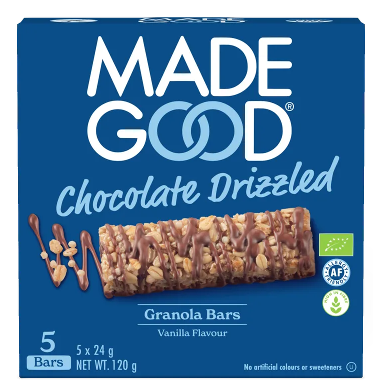 Made Good Chocolate Drizzled Granola Bars Vanilla afbeelding