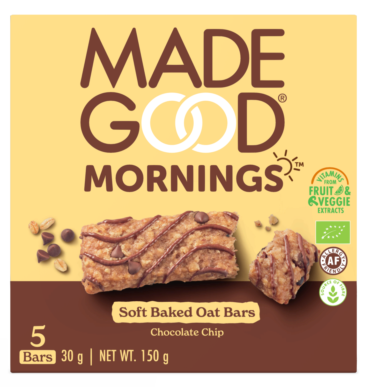 Made Good Mornings Biologisch Chocolade Chip Granolabar