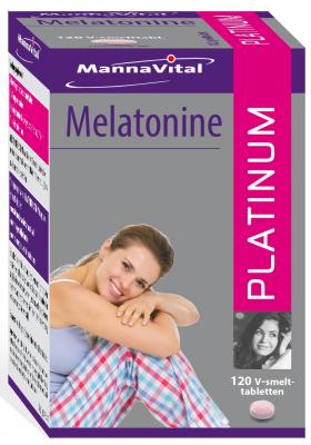 Mannavital melatonine platinum met toevoeging van de actieve vorm van vitamine b6 heeft een optimaal effect ...