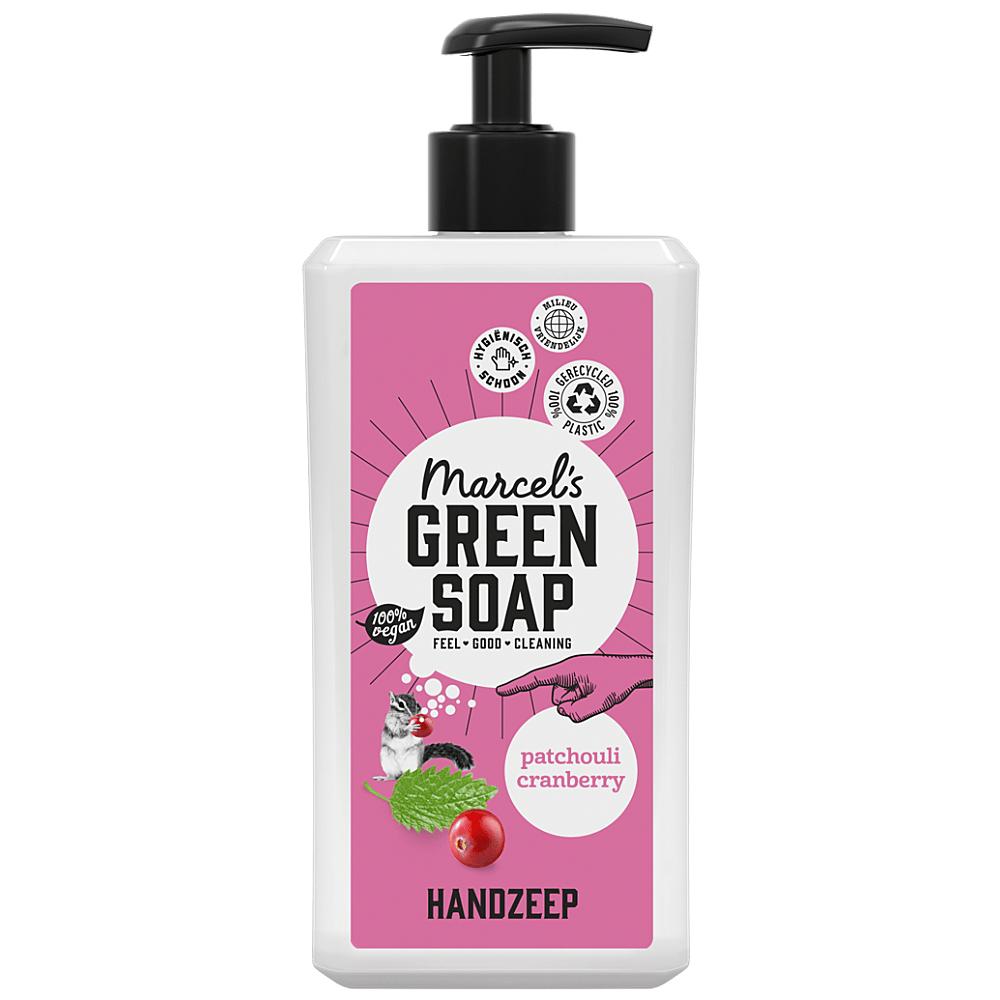 Marcels Green Soap Handzeep Patchouli & Cranberry afbeelding