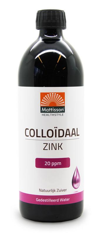 Mattisson HealthStyle Colloïdaal Zink 20 ppm
