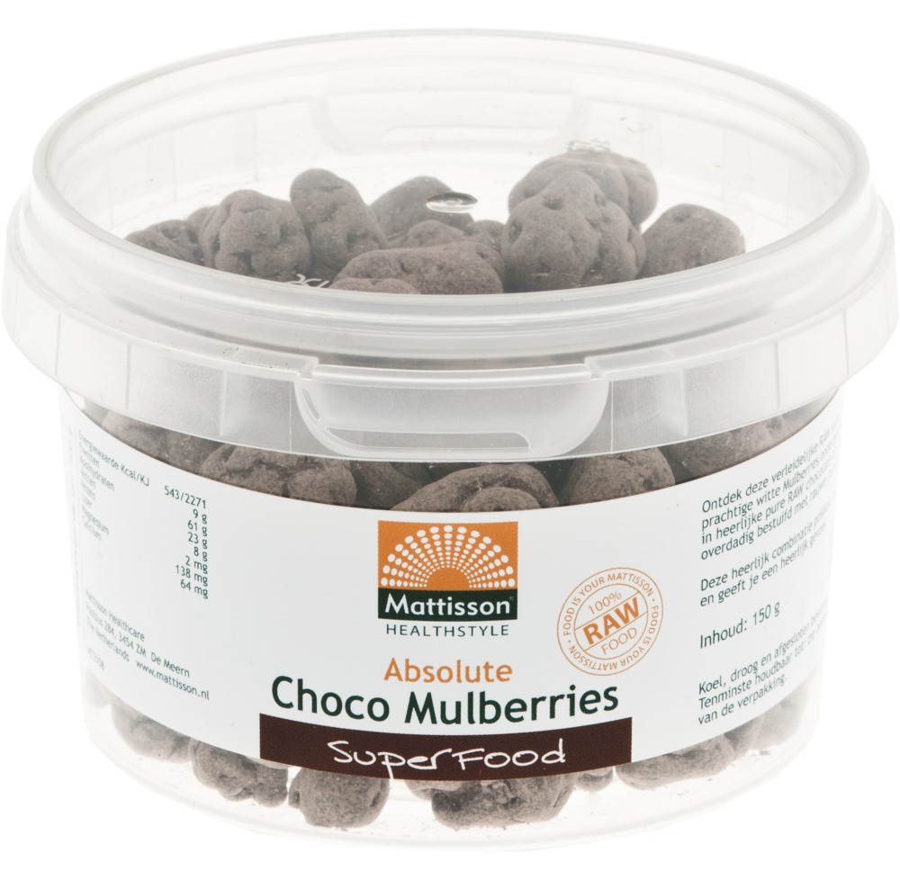 Mattisson HealthStyle Absolute Choco Mulberries