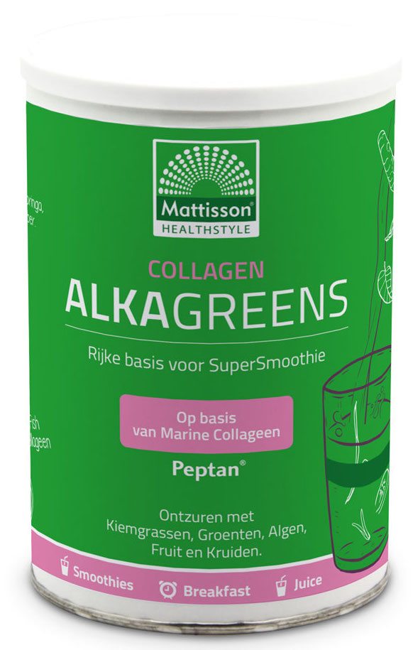 Mattisson Healthstyle Collagen Collageen Alkagreens Poeder(300g ) online kopen