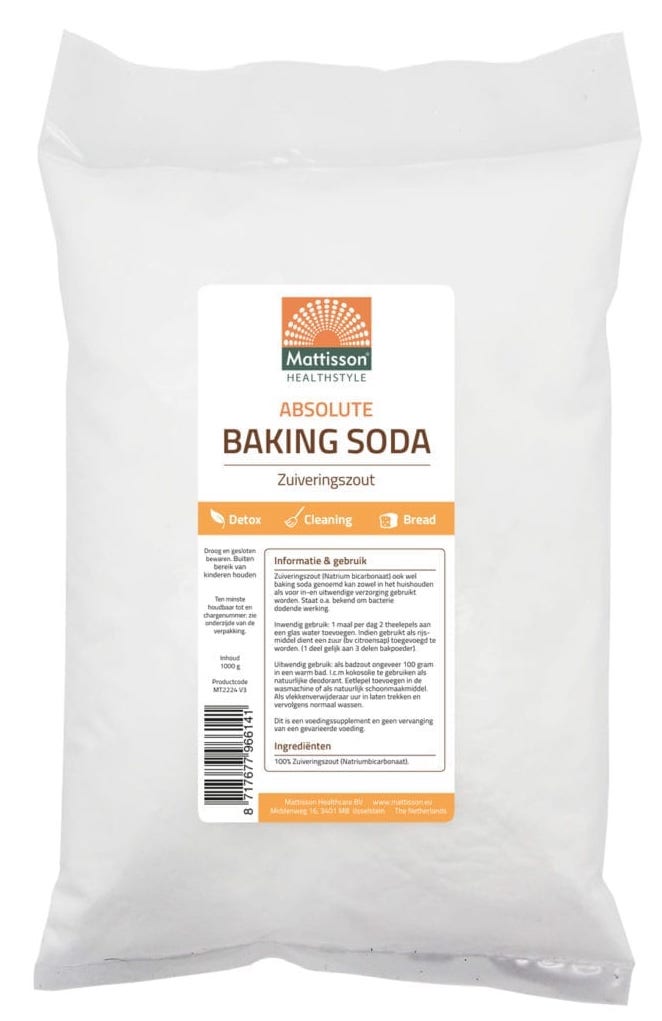 Mattisson HealthStyle Baking Soda Zuiveringszout