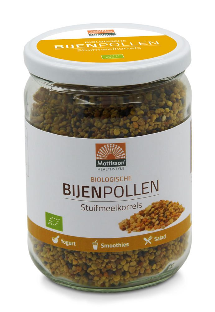 Mattisson HealthStyle Biologische Bijenpollen Stuifmeelkorrels afbeelding