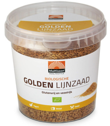 Afbeelding van Mattisson HealthStyle Biologische Golden Lijnzaad