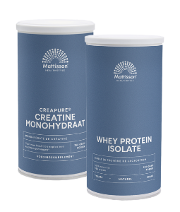 Mattisson HealthStyle Creatine Monohydraat Poeder en Sport Wei Proteïne Poeder Combi Set afbeelding