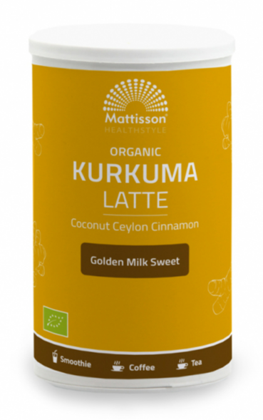 Mattisson HealthStyle Latte Kurkuma Golden Milk Sweet afbeelding