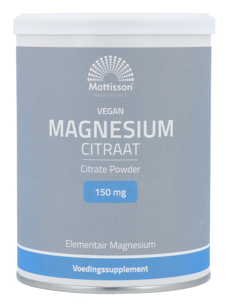 Mattisson HealthStyle Magnesium Citraat Poeder 200gr