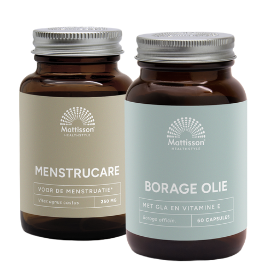 Mattisson HealthStyle MenstruCare Vitex Agnus Castus Capsules en Borage Olie Combi Set afbeelding