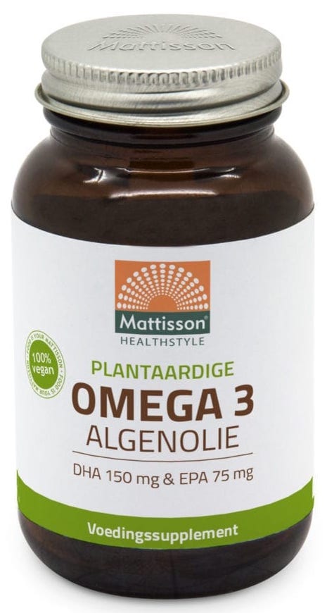 Mattisson HealthStyle Omega 3 Algenolie Capsules