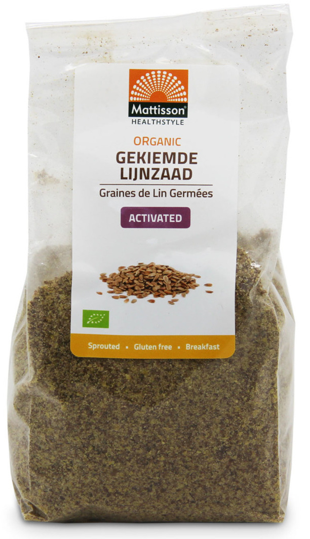Mattisson HealthStyle Organic Gekiemde Lijnzaad