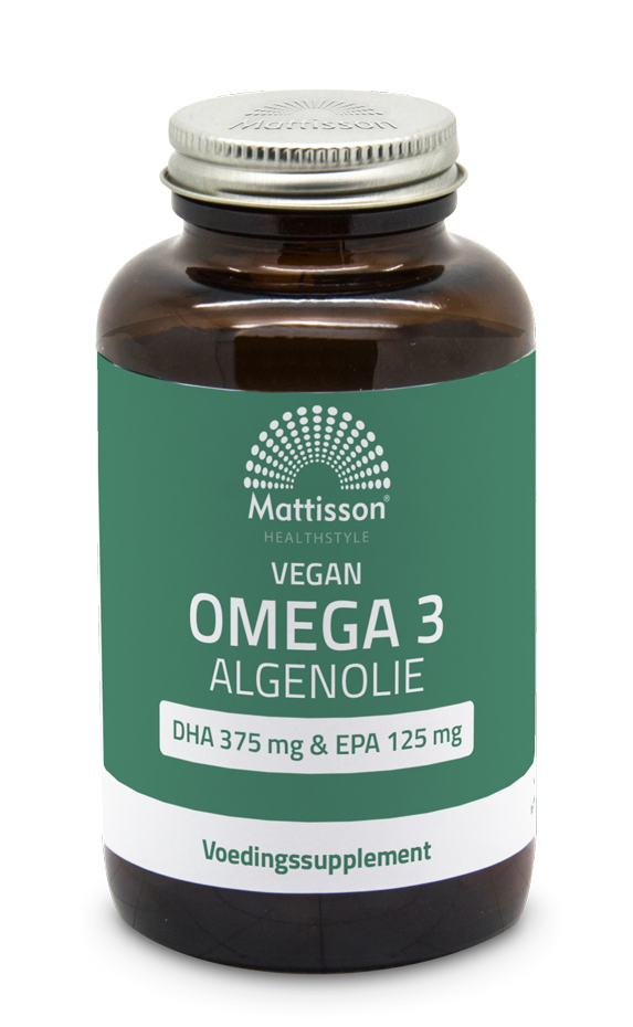 Afbeelding van Mattisson HealthStyle Vegan Omega-3 Algenolie