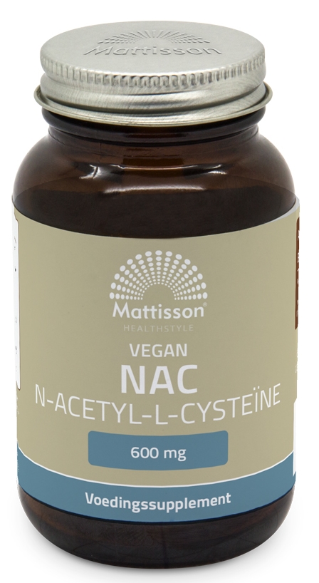 Vegan N-Acetyl-L-Cysteïne (NAC) 600 mg - 60 capsules