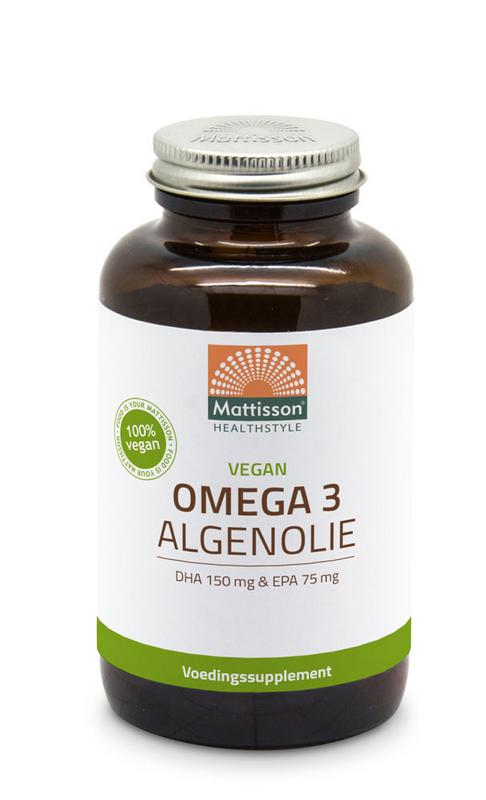 Afbeelding van Mattisson HealthStyle Omega 3 Algenolie
