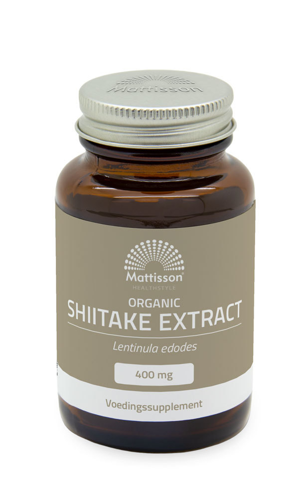 Mattisson - Biologische Shiitake 400mg - 60 capsules