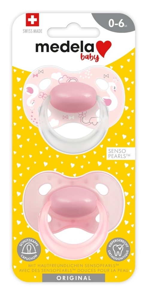 Medela Baby Original Fopspeen 0-6M - Powdery Pink