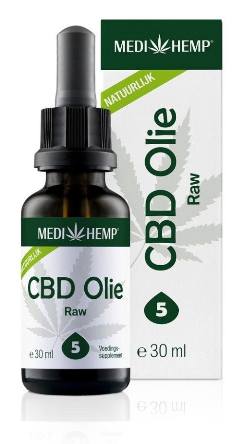 Medihemp CBD Olie - Raw - 5% - 30ml