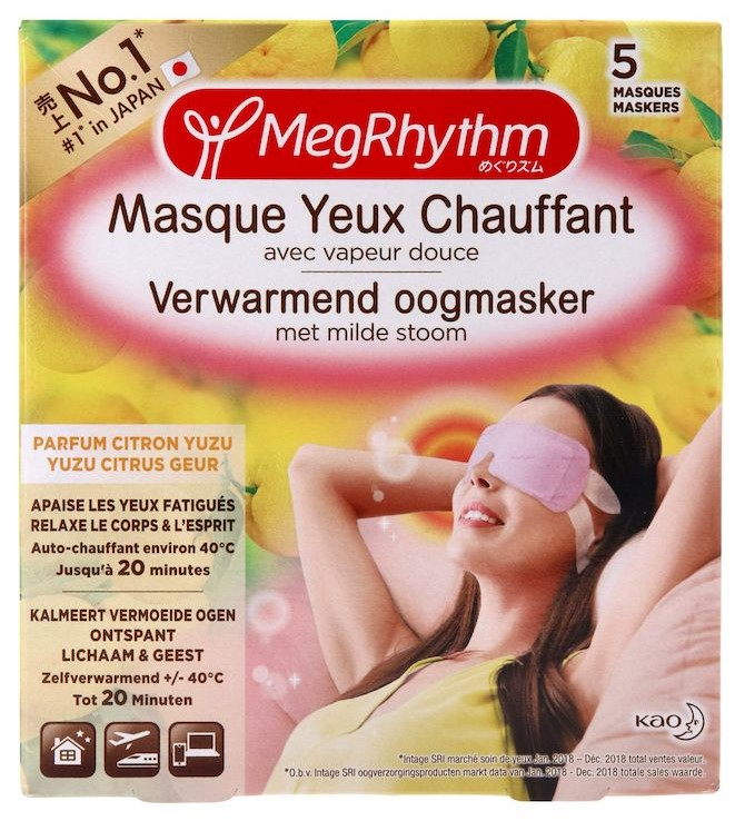 MegRhythm Verwarmend Oogmasker Yuzu Citrus