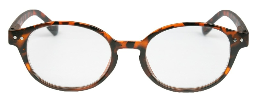 Melleson Optics Leesbril +2.50 Mat Havanna Rond afbeelding