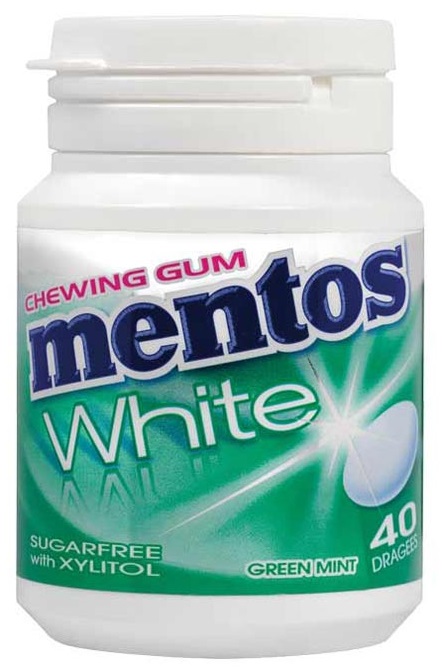 Mentos Gum White Green Mint