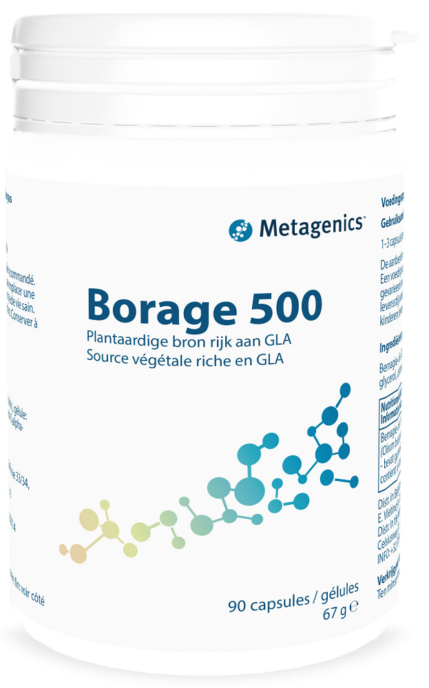 Afbeelding van Metagenics Borage 500 Capsules