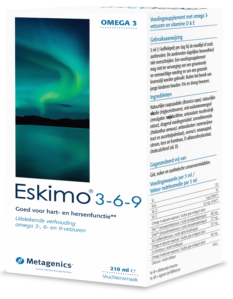 Afbeelding van Metagenics Eskimo 3-6-9 Vloeibaar