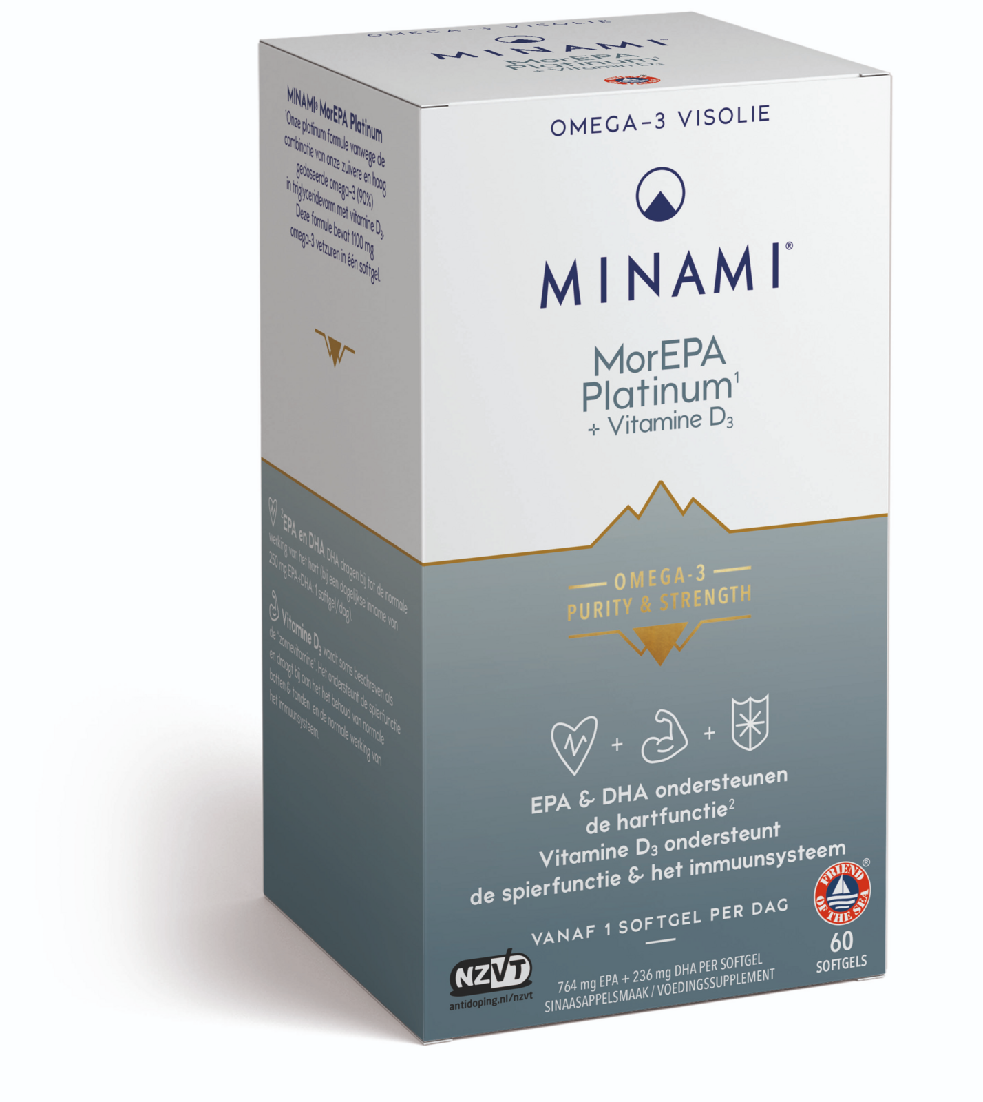 Afbeelding van Minami MorEPA Platinum + Vitamine D3 Softgels