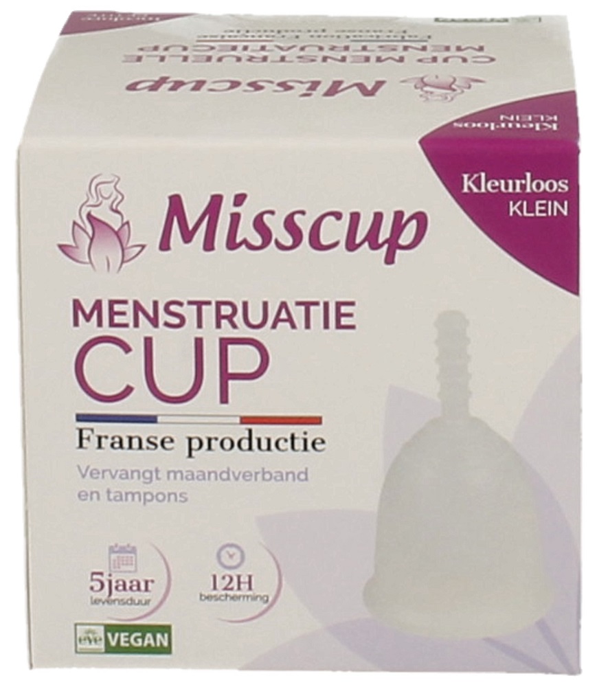 Misscup Menstruatie Cup Klein Kleurloos