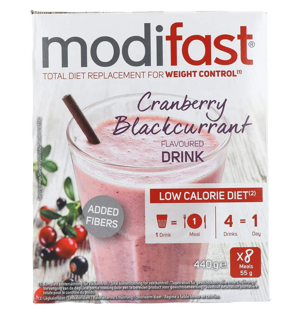 Modifast Cranberry Blackcurrant Drink afbeelding