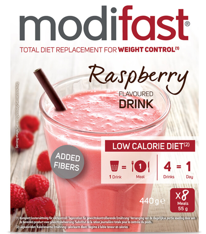 Modifast Weight Control Raspberry Flavoured Drink 440 g