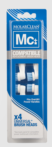 MolarClean Replacement Brush Heads Oral-B