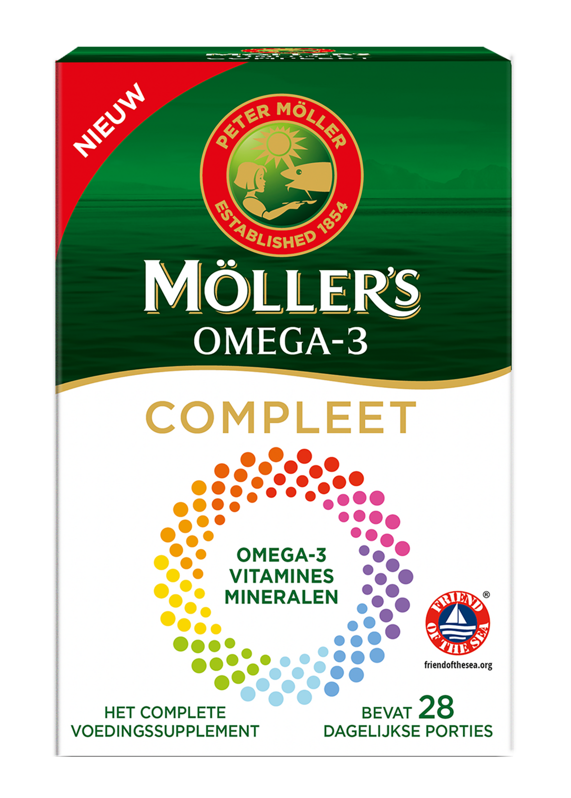 Afbeelding van Mollers Omega-3 Compleet Duo Tabletten En Capsules