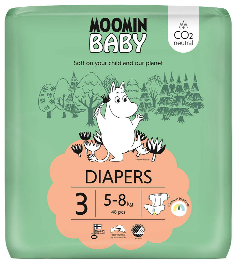 Muumi Moomin Baby Luier Maat 3 Midi